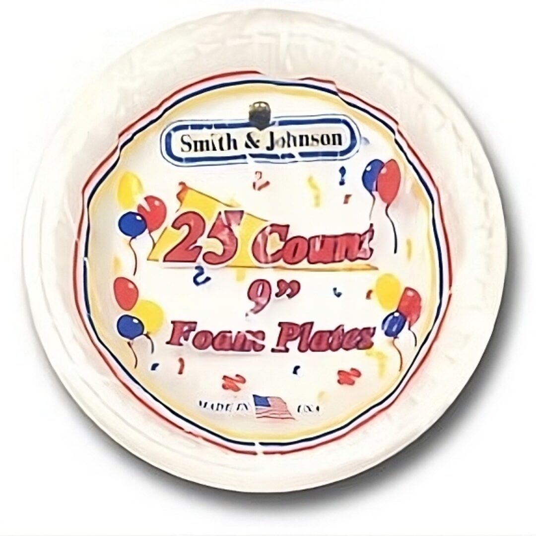 Plates – 9″ size Foam