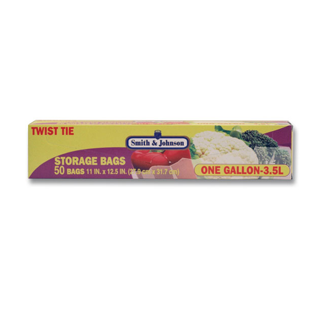 Storage Bag – Twist Tie – Gallon Size