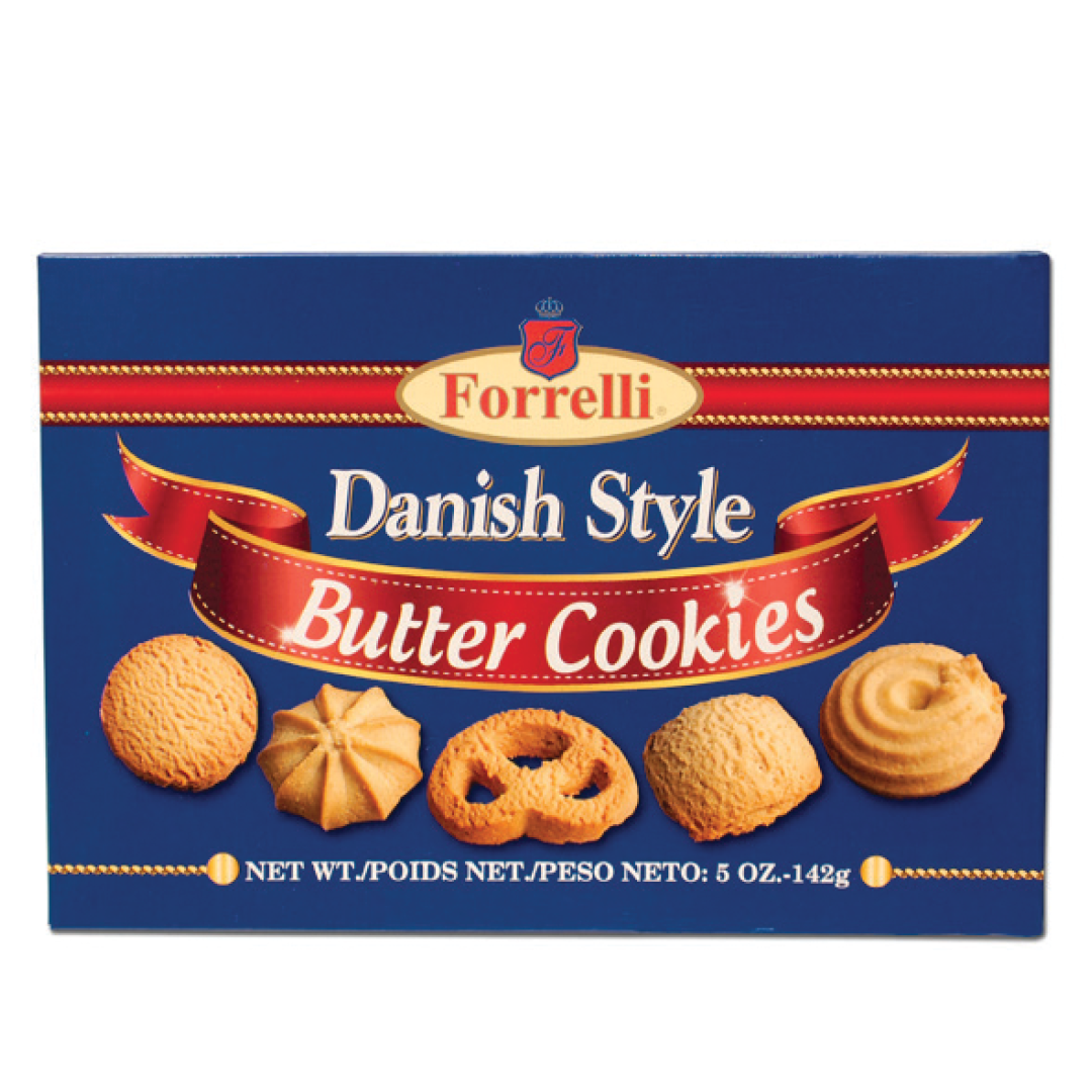 Danish Style Butter Cookies – 5oz – 142g Box