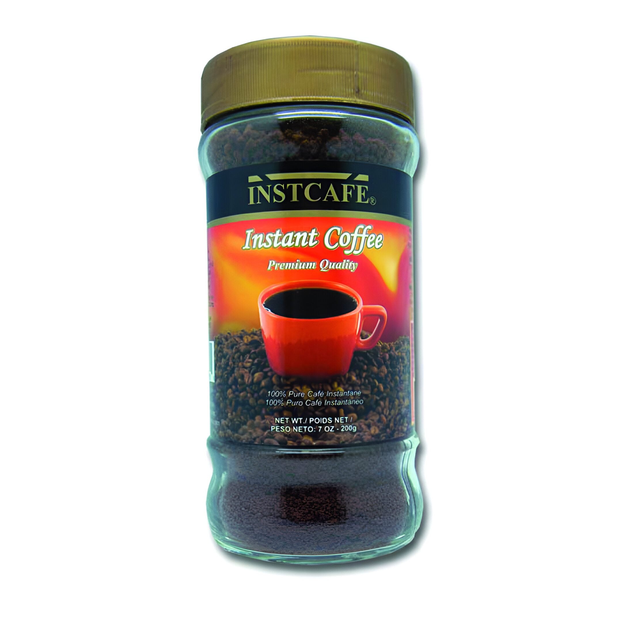 Coffee – Instcafe 1.75oz – 50g Round Jar