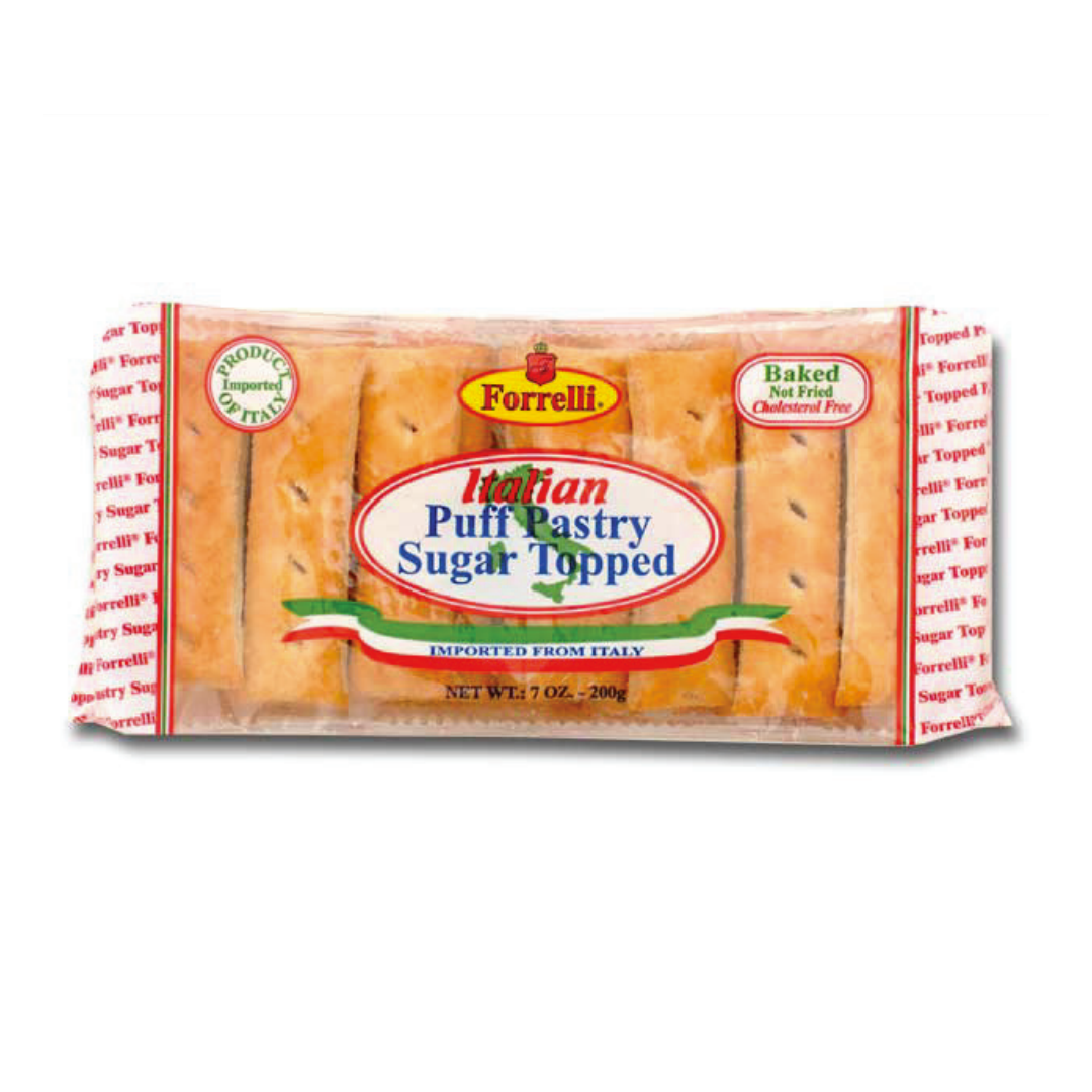 Sugar Topped Puff Pastry 7oz – 200g Tray (Packed 18)