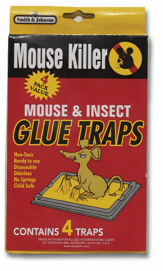 Glue Mouse & Insect Traps – 4 Pack